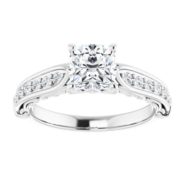 Accented Engagement Ring