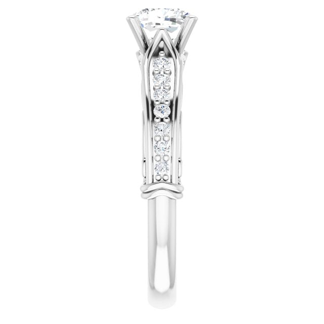 Accented Engagement Ring