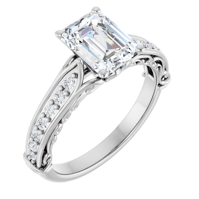 Accented Engagement Ring