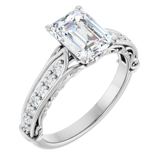 Accented Engagement Ring