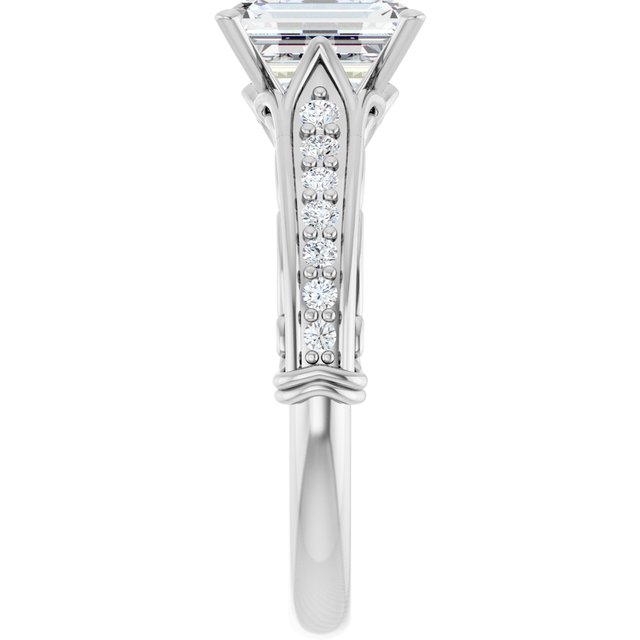 Accented Engagement Ring