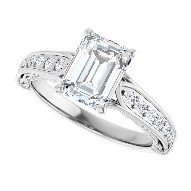 Accented Engagement Ring