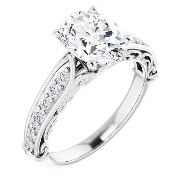 Accented Engagement Ring