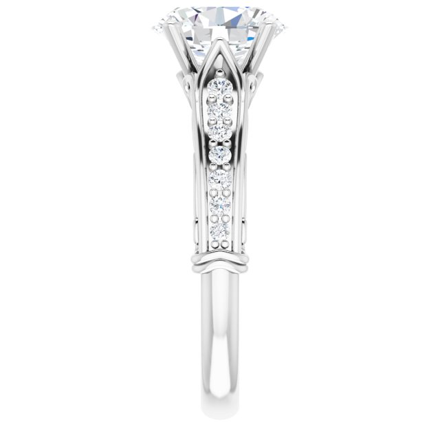 Accented Engagement Ring