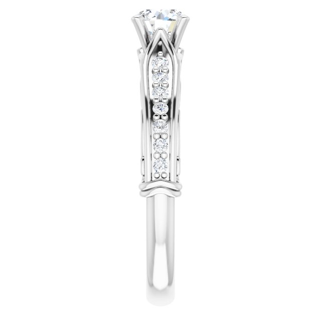Accented Engagement Ring