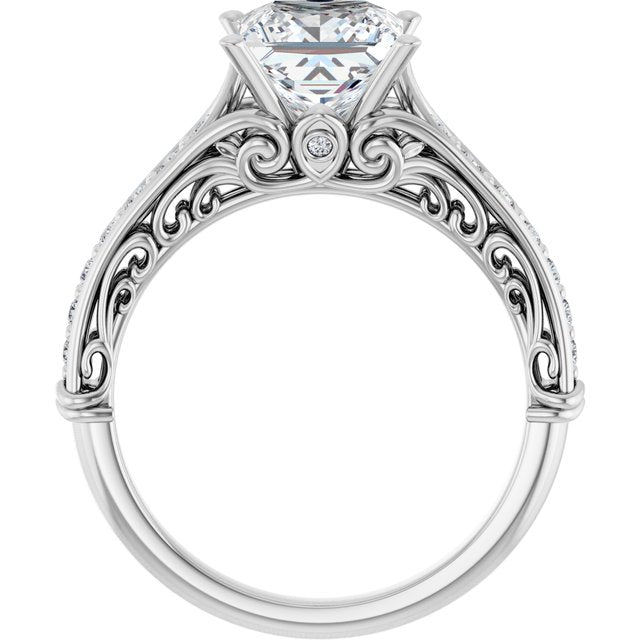 Accented Engagement Ring