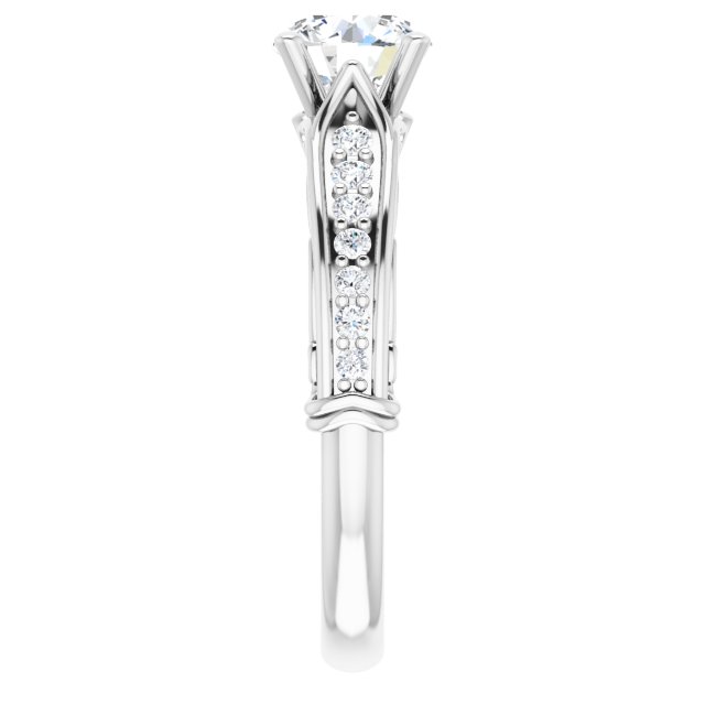 Accented Engagement Ring