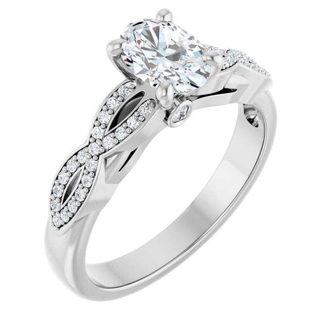 Infinity-Inspired Engagement Ring