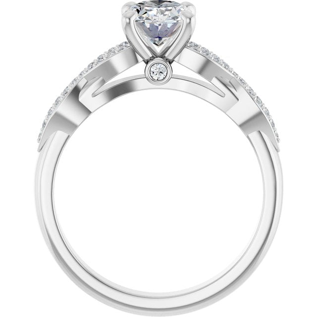 Infinity-Inspired Engagement Ring