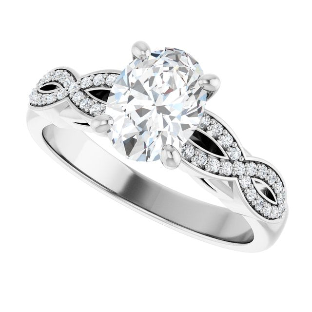 Infinity-Inspired Engagement Ring