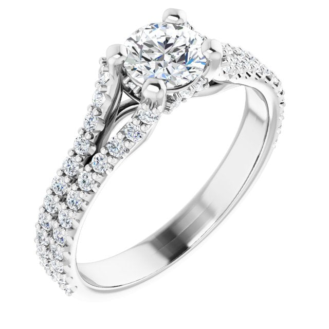 Cathedral Engagement Ring
