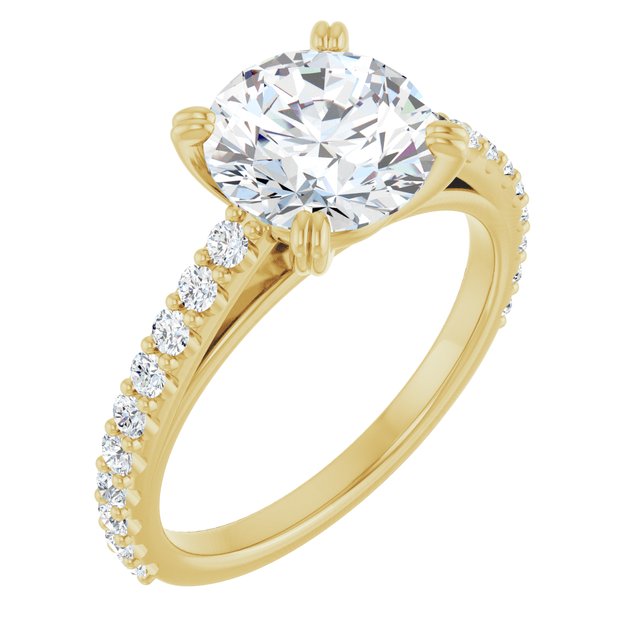 Accented Engagement Ring
