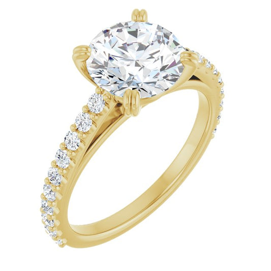 Accented Engagement Ring