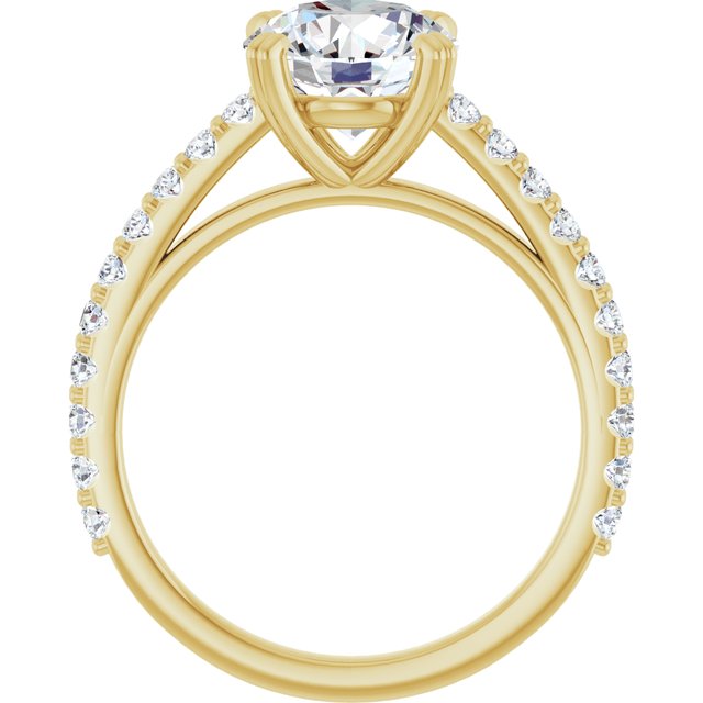 Accented Engagement Ring