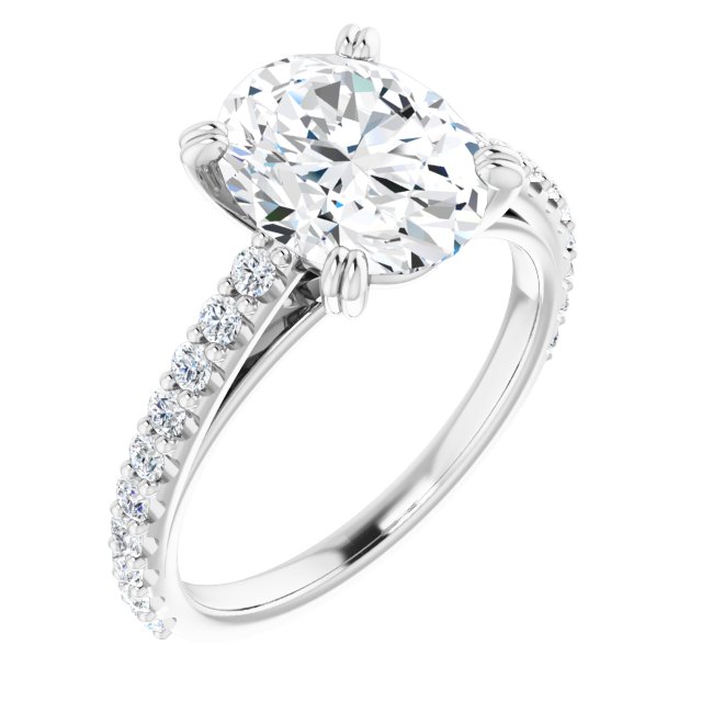 Accented Engagement Ring