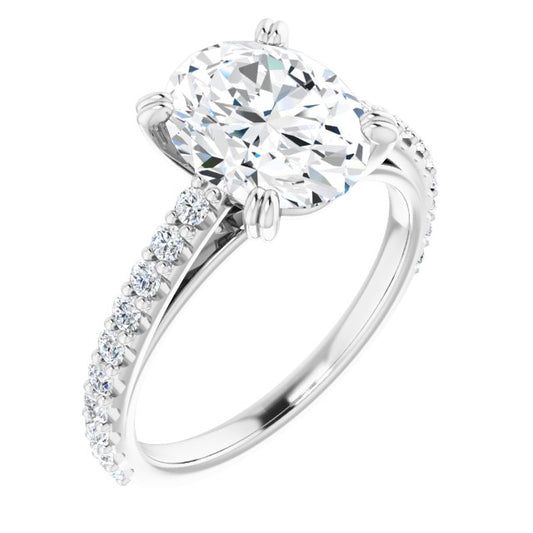 Accented Engagement Ring