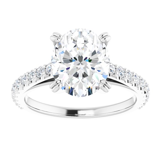 Accented Engagement Ring