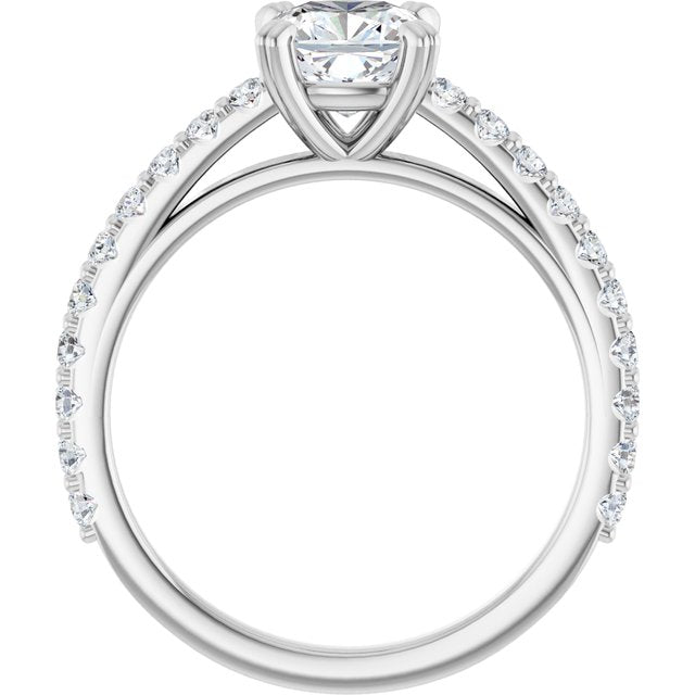 Accented Engagement Ring