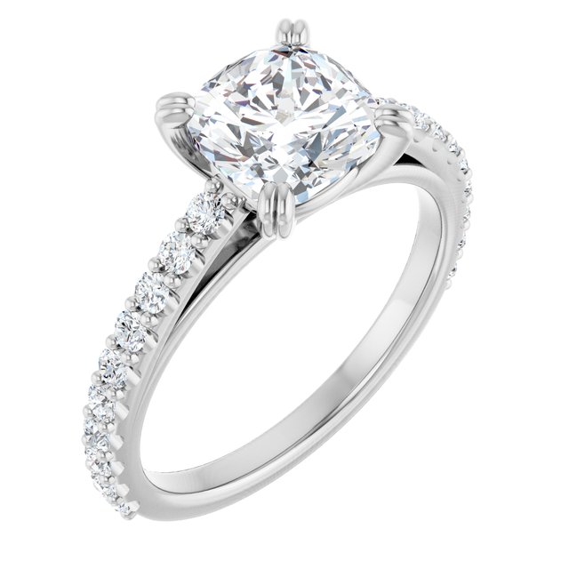 Accented Engagement Ring