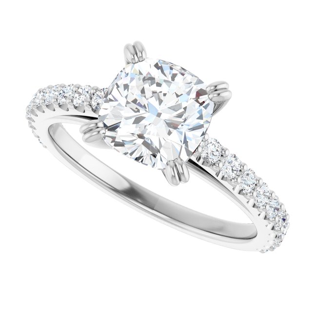 Accented Engagement Ring