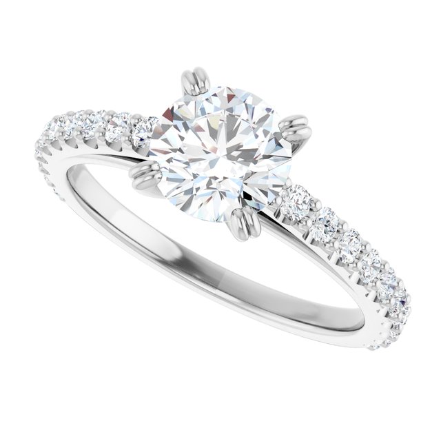 Accented Engagement Ring