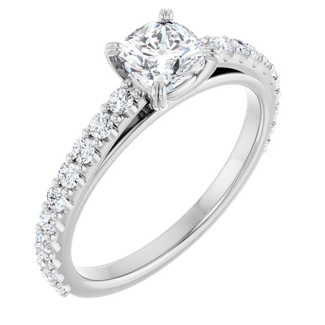Accented Engagement Ring