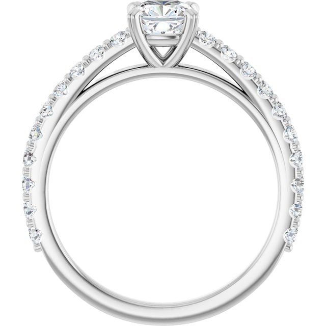 Accented Engagement Ring
