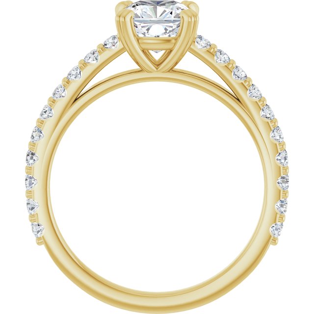 Accented Engagement Ring