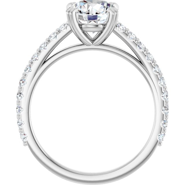 Accented Engagement Ring