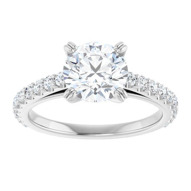 Accented Engagement Ring