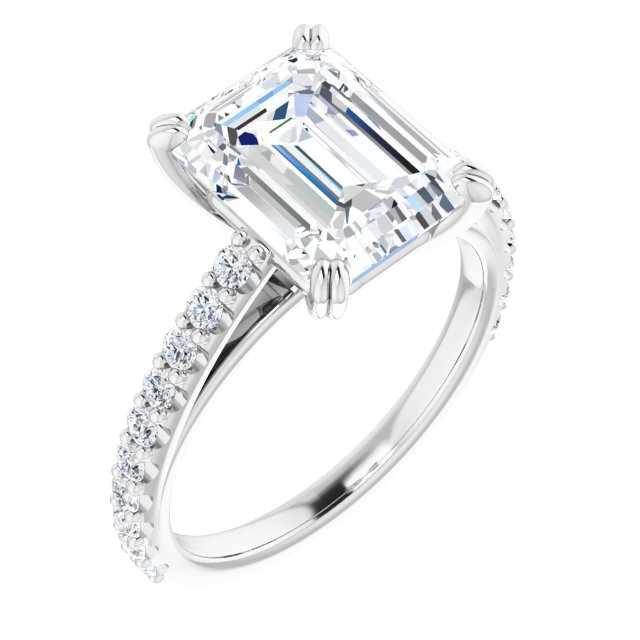 Accented Engagement Ring