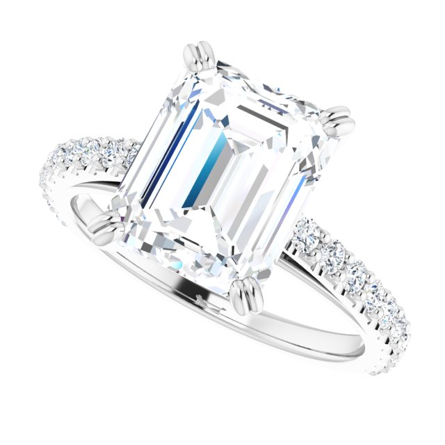 Accented Engagement Ring
