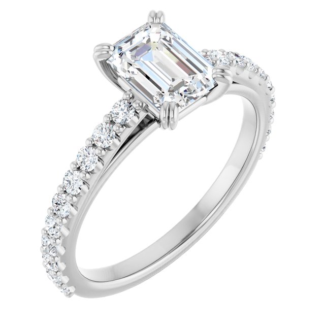 Accented Engagement Ring