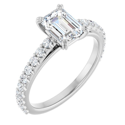Accented Engagement Ring