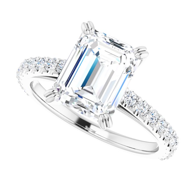 Accented Engagement Ring