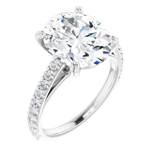 Accented Engagement Ring