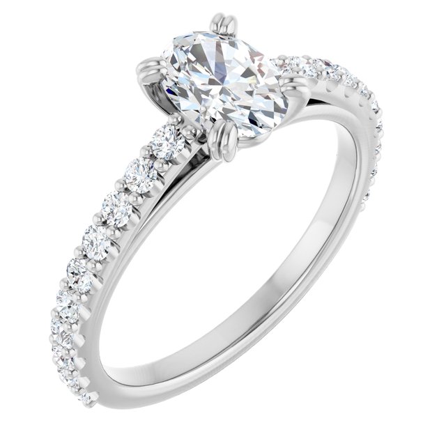 Accented Engagement Ring