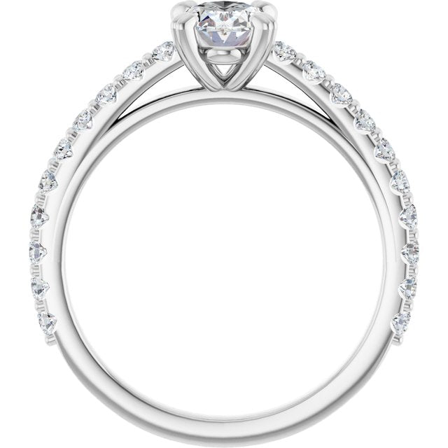 Accented Engagement Ring