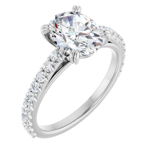 Accented Engagement Ring