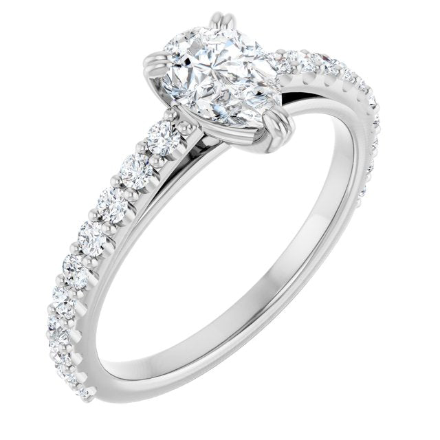 Accented Engagement Ring