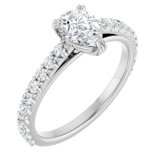 Accented Engagement Ring