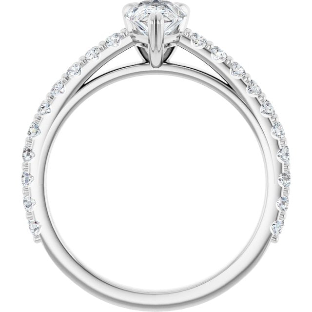 Accented Engagement Ring