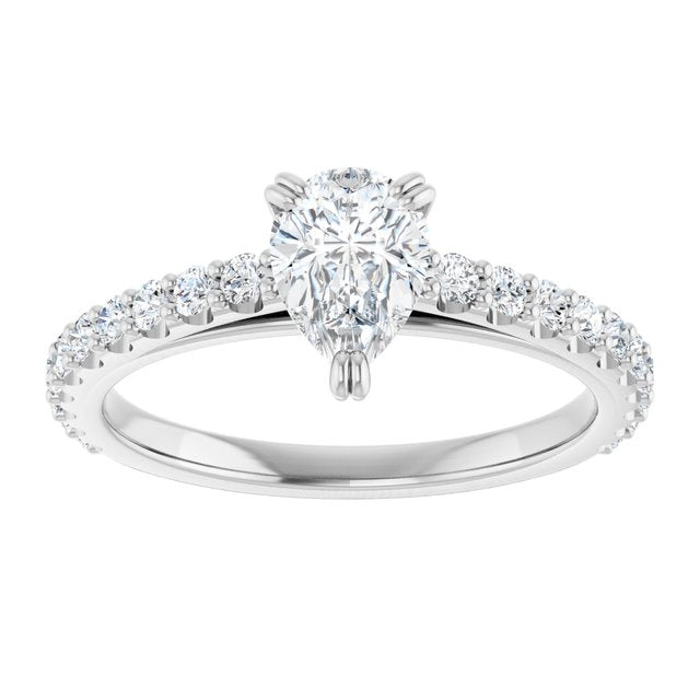 Accented Engagement Ring