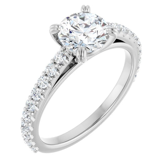 Accented Engagement Ring