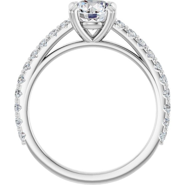 Accented Engagement Ring