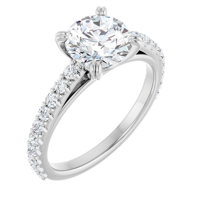 Accented Engagement Ring