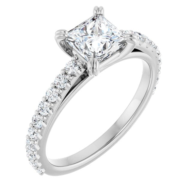 Accented Engagement Ring