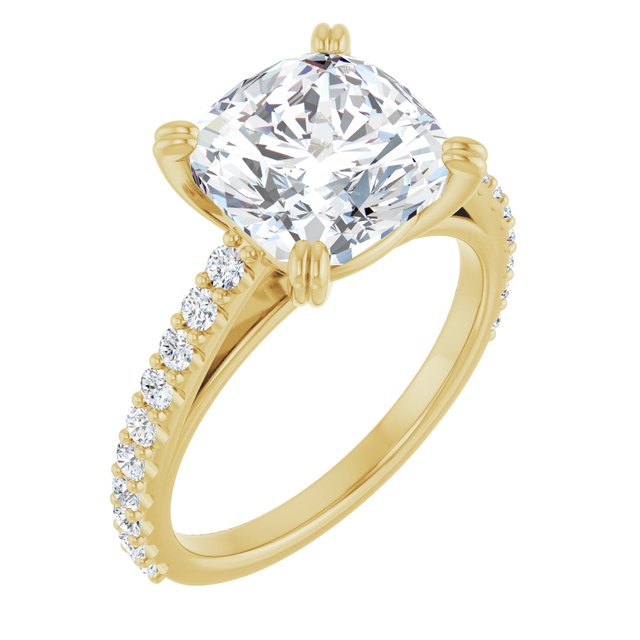Accented Engagement Ring