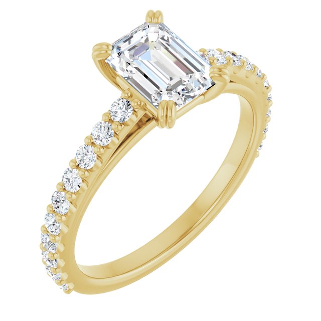 Accented Engagement Ring
