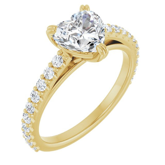 Accented Engagement Ring